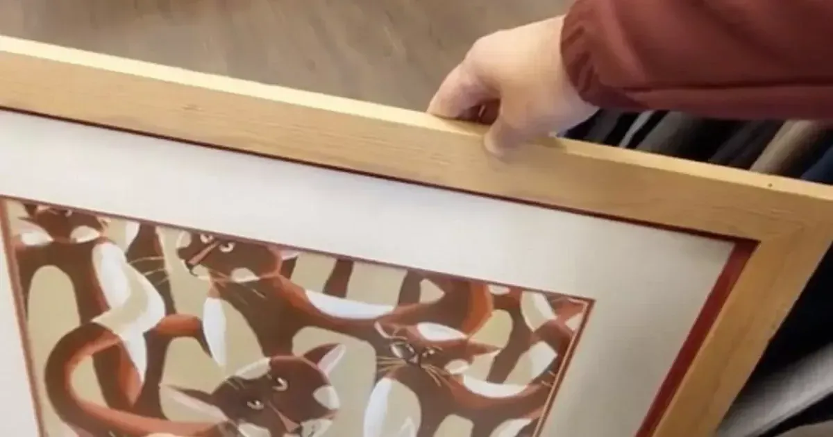 Картина з котом