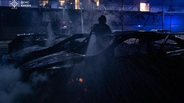 Атака на Київ 4 травня_7 / © ДСНС