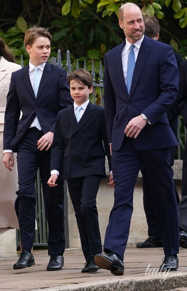 Принц Джордж, принц Луї та принц Вільям / © Associated Press