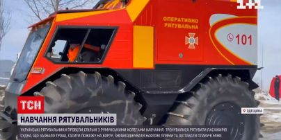 Одеські рятувальники разом із колегами з Румунії провели тренування на березі Дунаю | Новини України