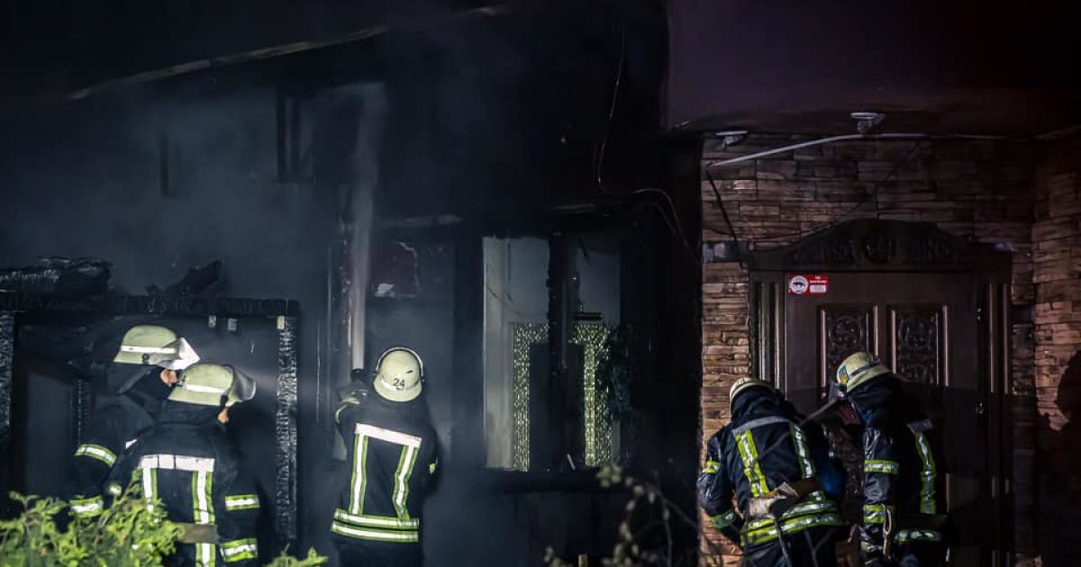 У Києві горів ресторан