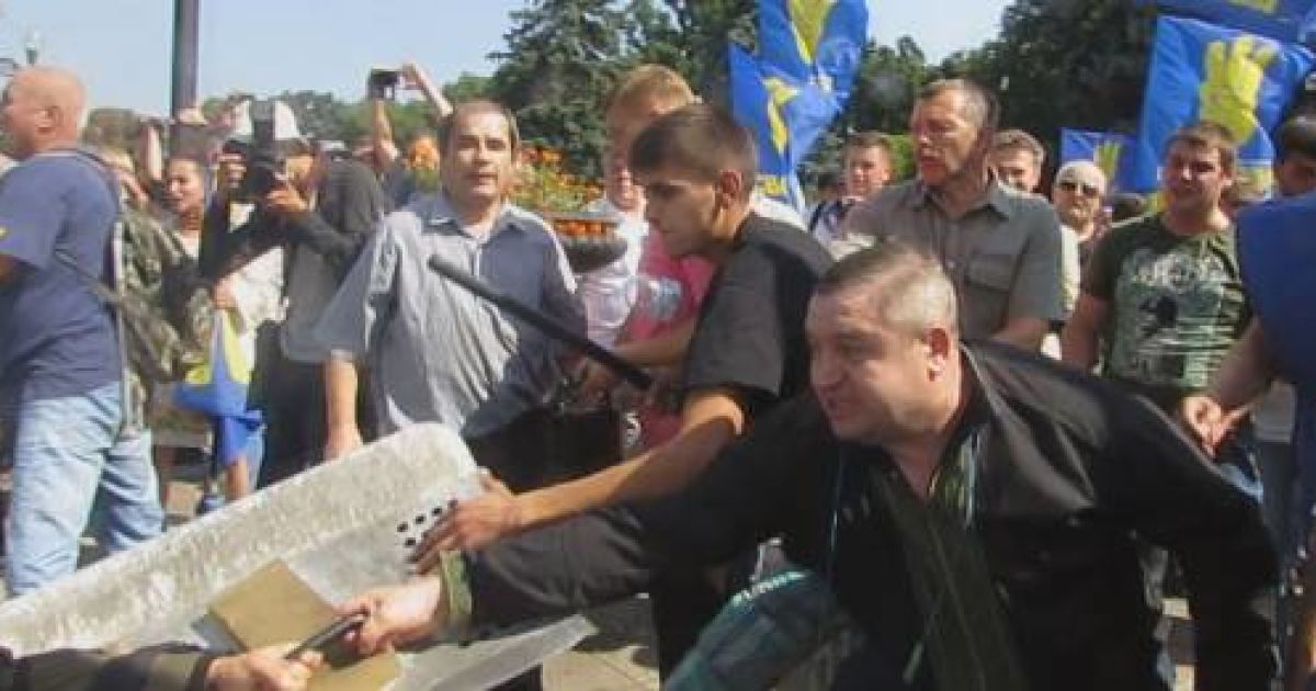 В МВД допросят участников беспорядков / © Пресс-служба МВД Украины