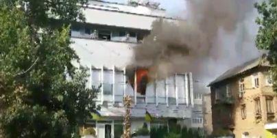 Телеканал "Інтер" підпалили невідомі