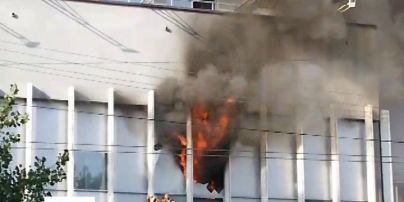 Пожежа в офісі каналу "Інтер"