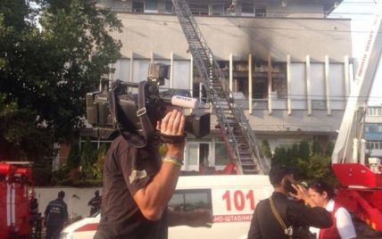 На "Интере" заявили, что в результате пожара полностью сгорела студия "Подробностей"
