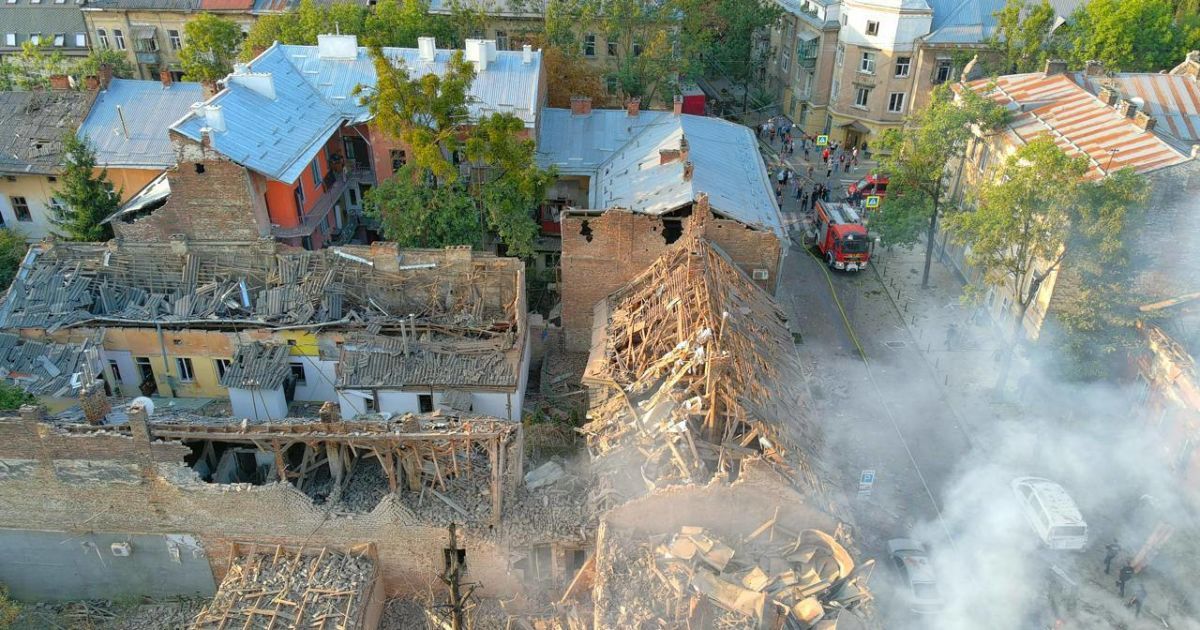 Руйнування у Львові внаслідок атаки 4 вересня