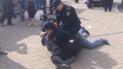 Полицейские пытались справиться с водителем