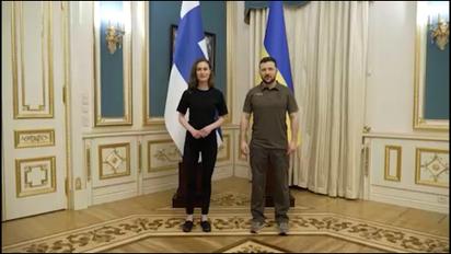 Володимир Зеленський зустрівся з прем’єр-міністеркою Фінляндії Санною Марін