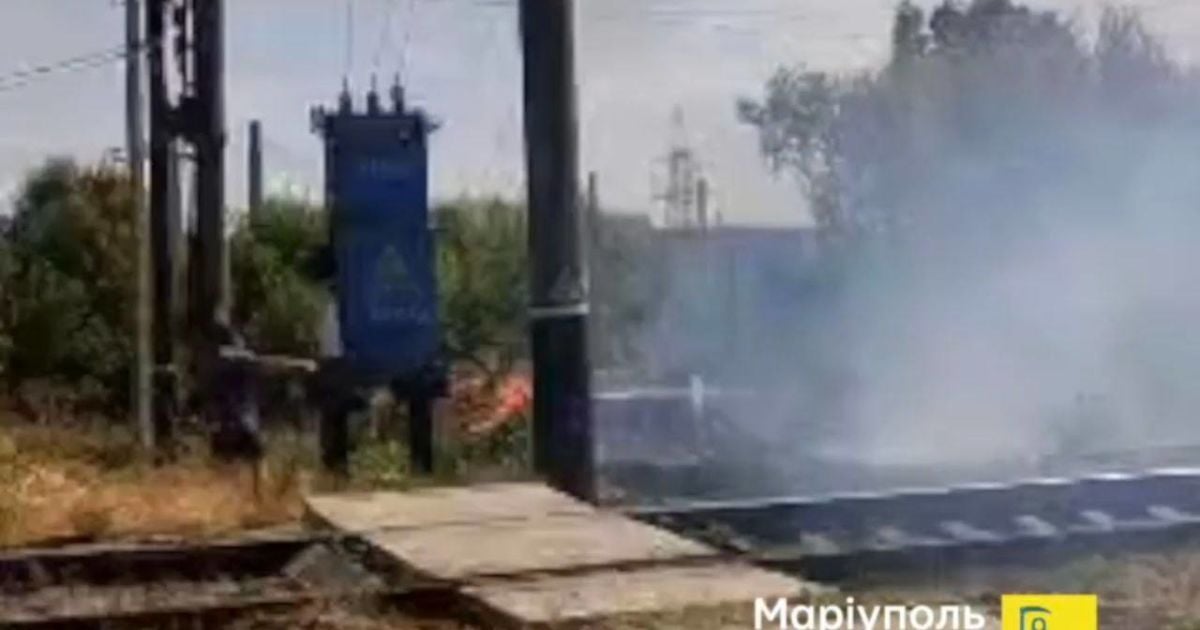 Диверсія у Маріуполі на залізниці. Фото: Маріуполь.Спротив /Telegram