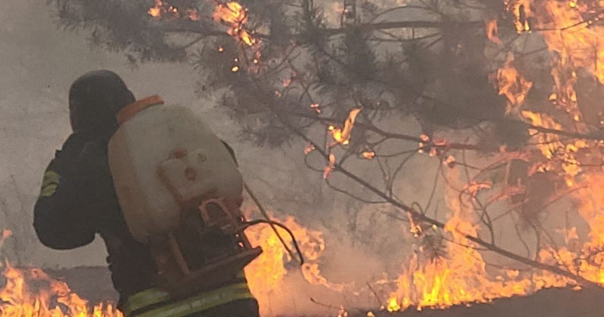 Heavy fighting continues in Kharkiv region / Photo: Department of the State Emergency Service in Kharkiv region