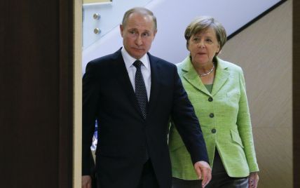 Путін обговорить з Меркель спільні проекти, яким "загрожують треті країни"