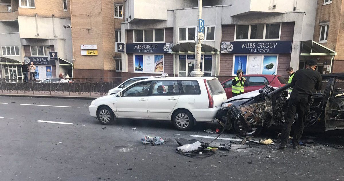 Вибух авто в центрі Києва_4 / © Прес-служба МВС України