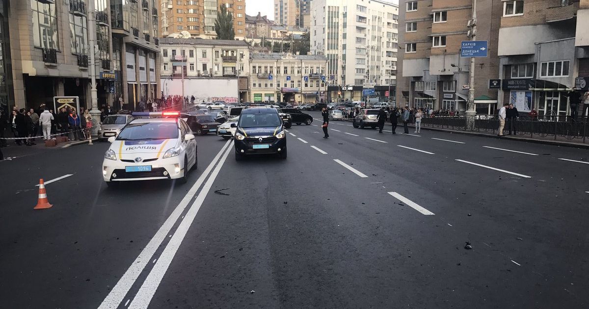 Вибух авто в центрі Києва_3 / © Прес-служба МВС України