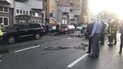 Появились первые фото и видео с места взрыва в центре Киева