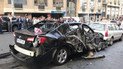 В центре Киева взорвалось легковое авто