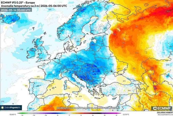 Європу охоплять травневі морози: температура впаде на 12 градусів нижче норми — image 2