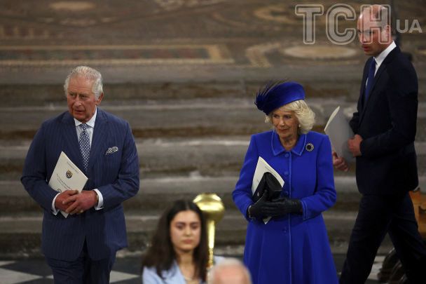Король Чарльз, королева Камилла и принц Уильям / © Associated Press