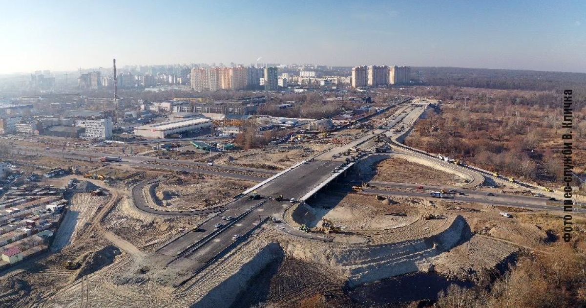 В Киеве до конца года откроют новый участок Большой окружной дороги: фото, видео