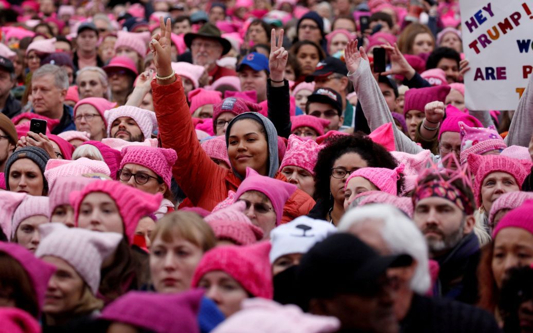 Жіночий марш у Вашингтоні проти Трампа / © Reuters