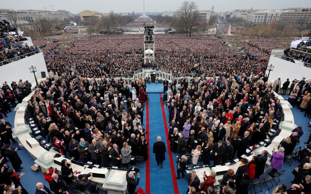 Дональд Трамп прибув на церемонію інавгурації / © Reuters