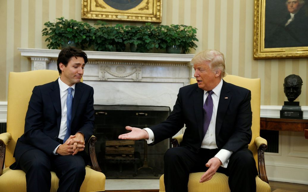 Трамп вітає прем&#039;єр-міністра Канади Джастіна Трюдо / © Reuters