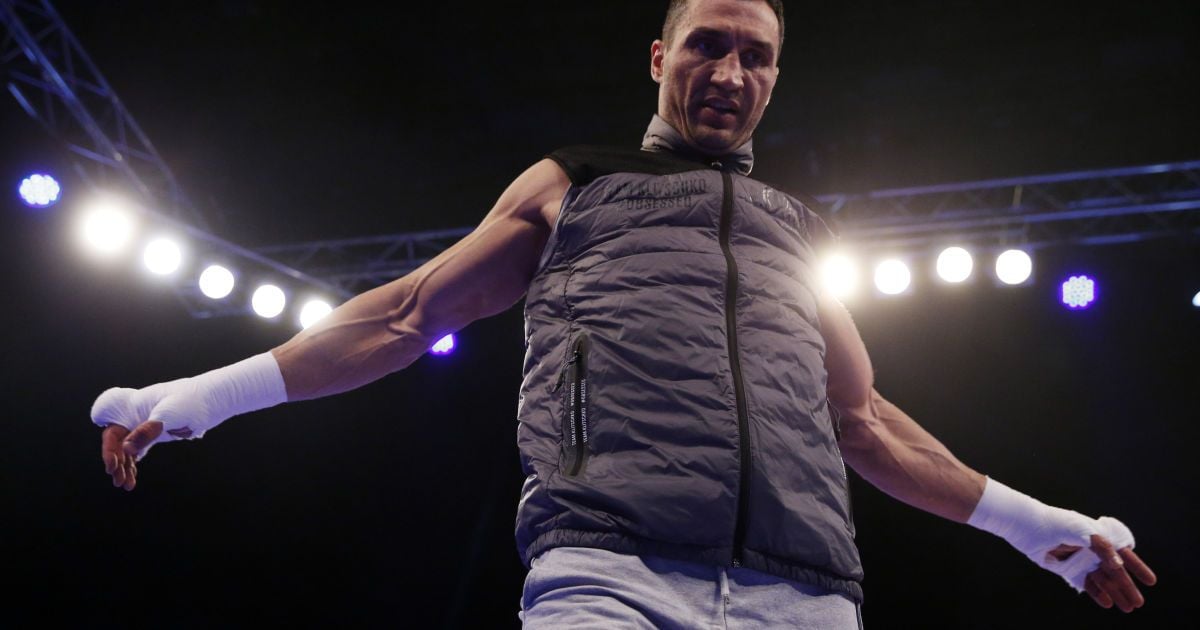 Открытая тренировка Владимира Кличко / © Reuters