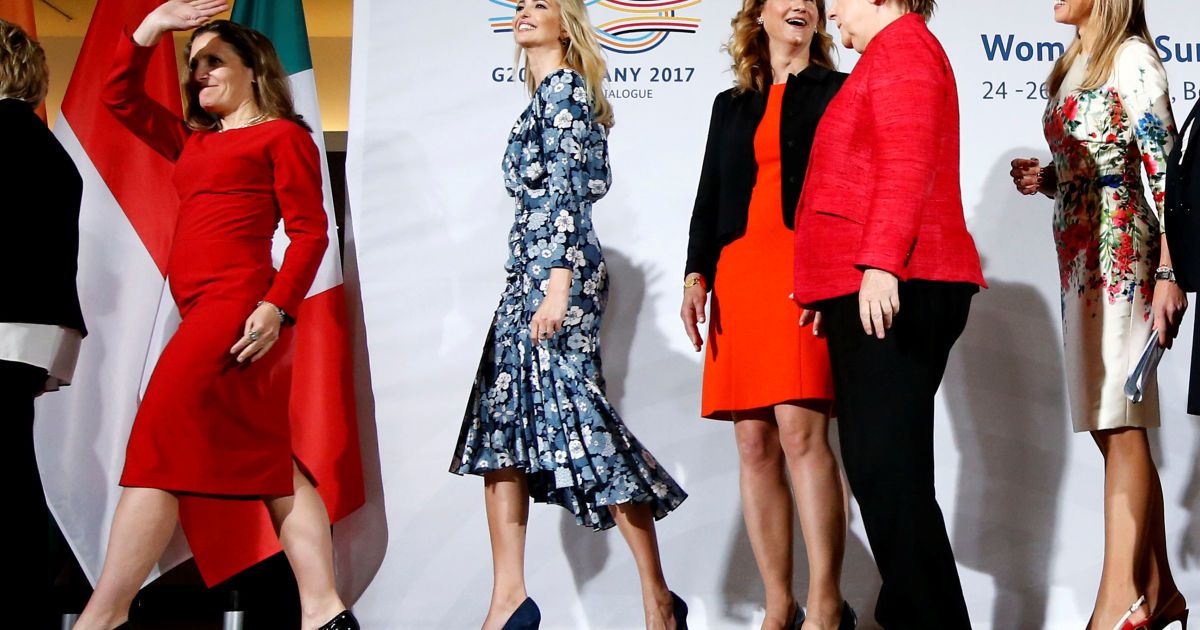 Іванка Трамп, Крістін Лагард, Ангела Меркель / © Reuters