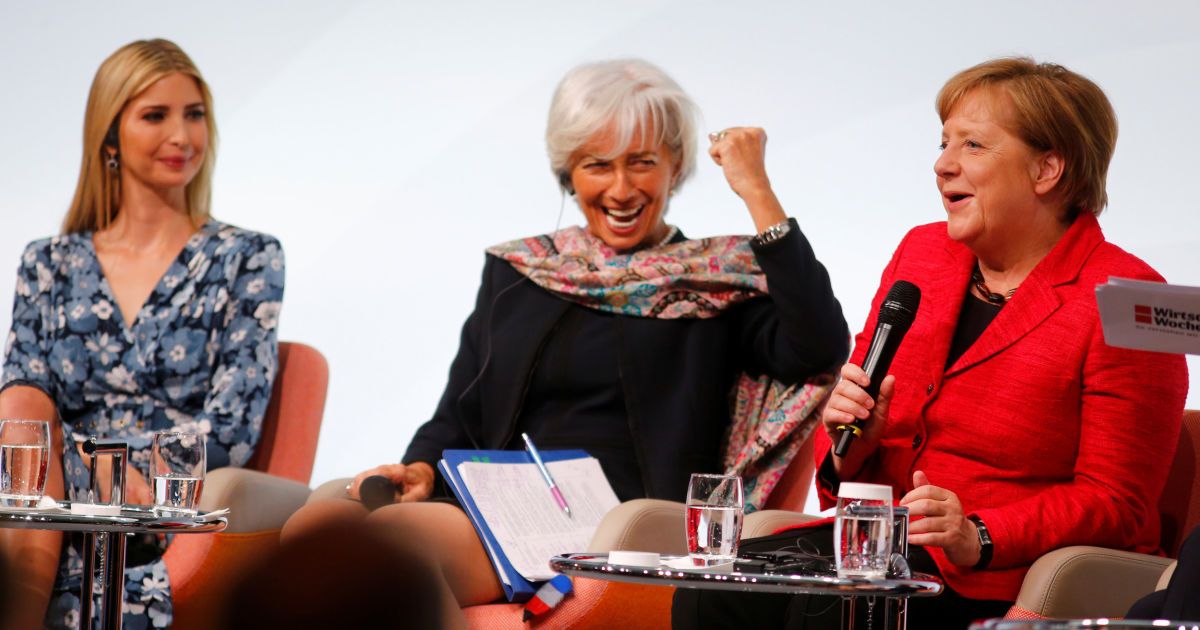 Іванка Трамп, Крістін Лагард, Ангела Меркель / © Reuters