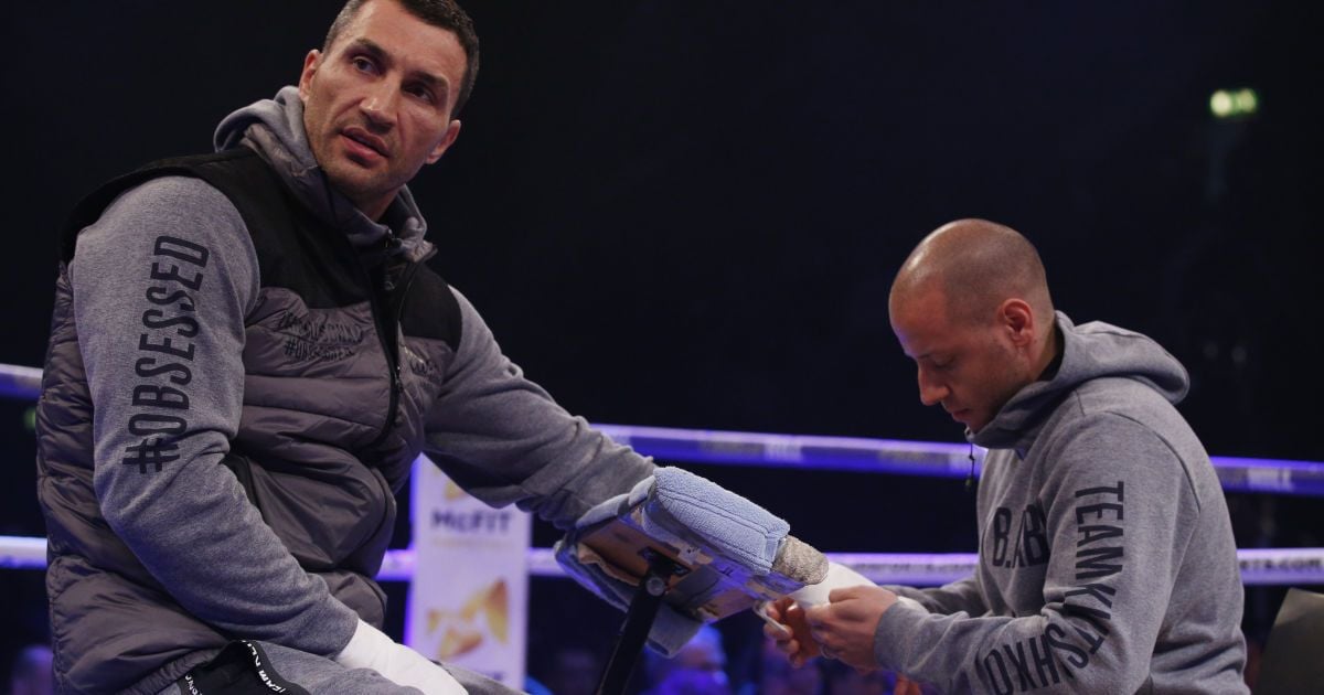 Открытая тренировка Владимира Кличко / © Reuters