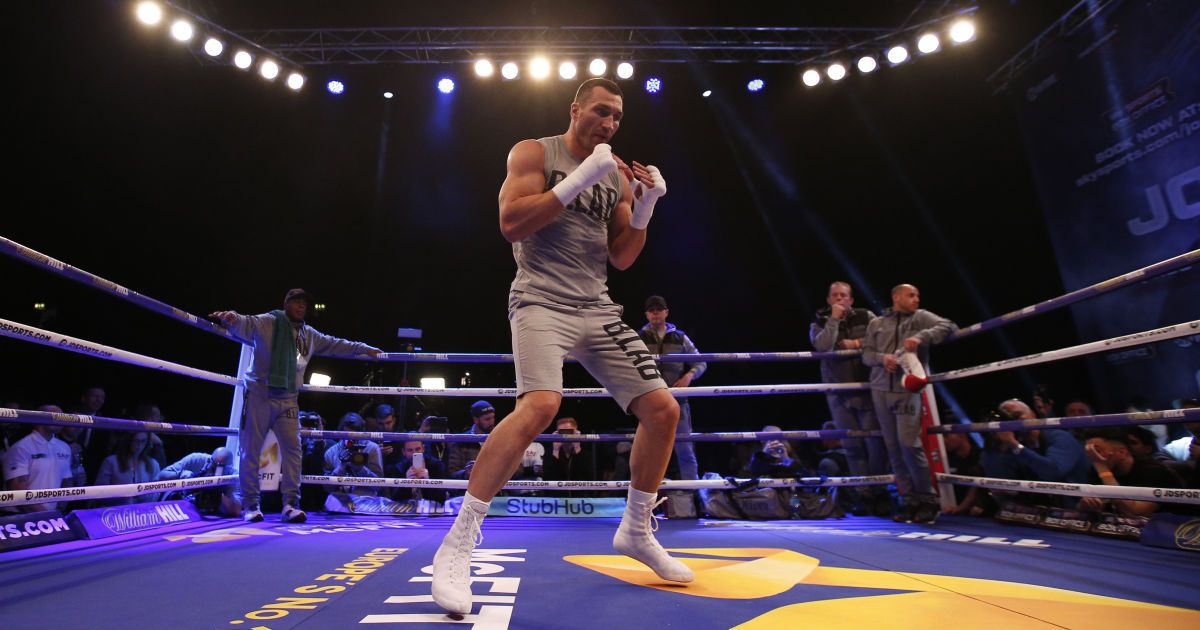 Открытая тренировка Владимира Кличко / © Reuters