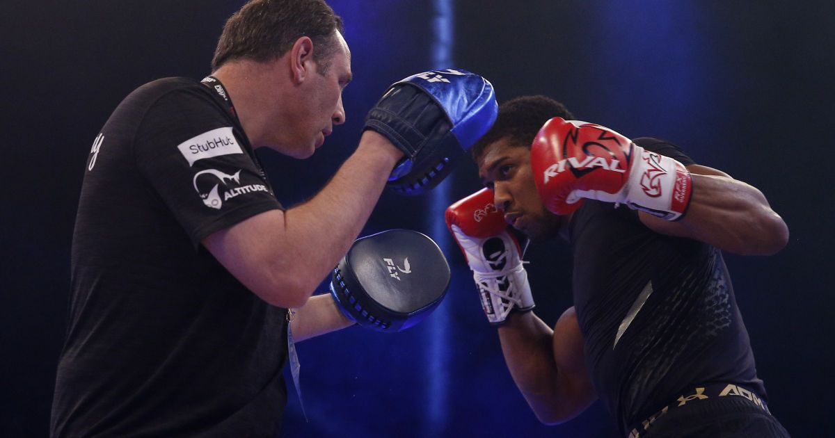 Открытая тренировка Энтони Джошуа / © Reuters