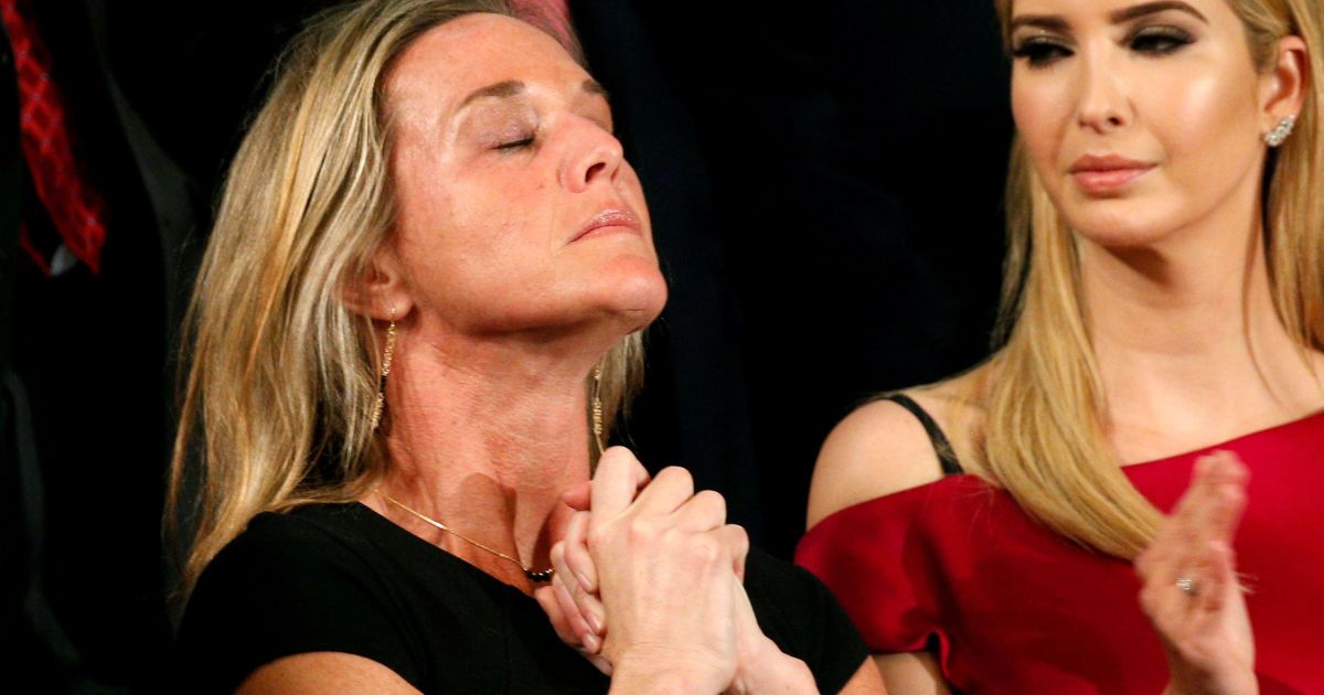 Керрін Оуенс під час звернення президента США до спільної сесії Конгресу / © Reuters