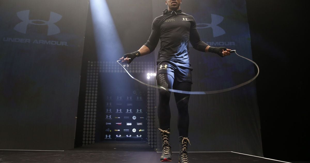 Открытая тренировка Энтони Джошуа / © Reuters