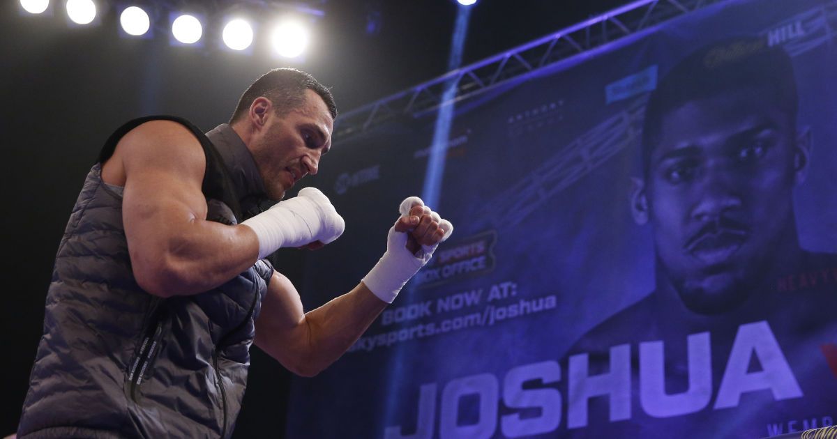 Открытая тренировка Владимира Кличко / © Reuters