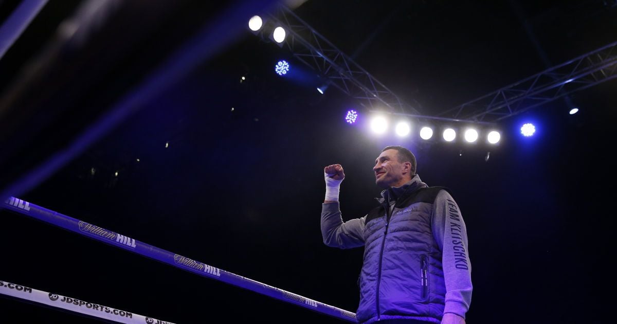 Открытая тренировка Владимира Кличко / © Reuters