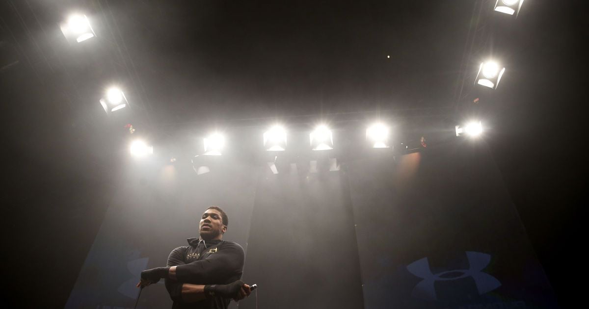 Открытая тренировка Энтони Джошуа / © Reuters