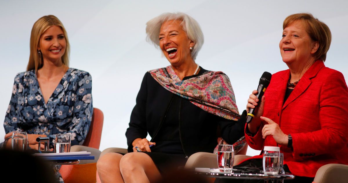 Іванка Трамп, Крістін Лагард, Ангела Меркель / © Reuters