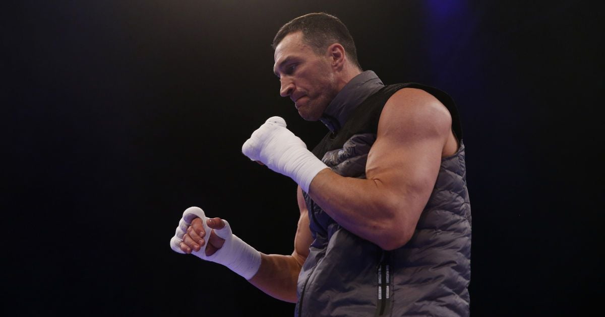 Открытая тренировка Владимира Кличко / © Reuters