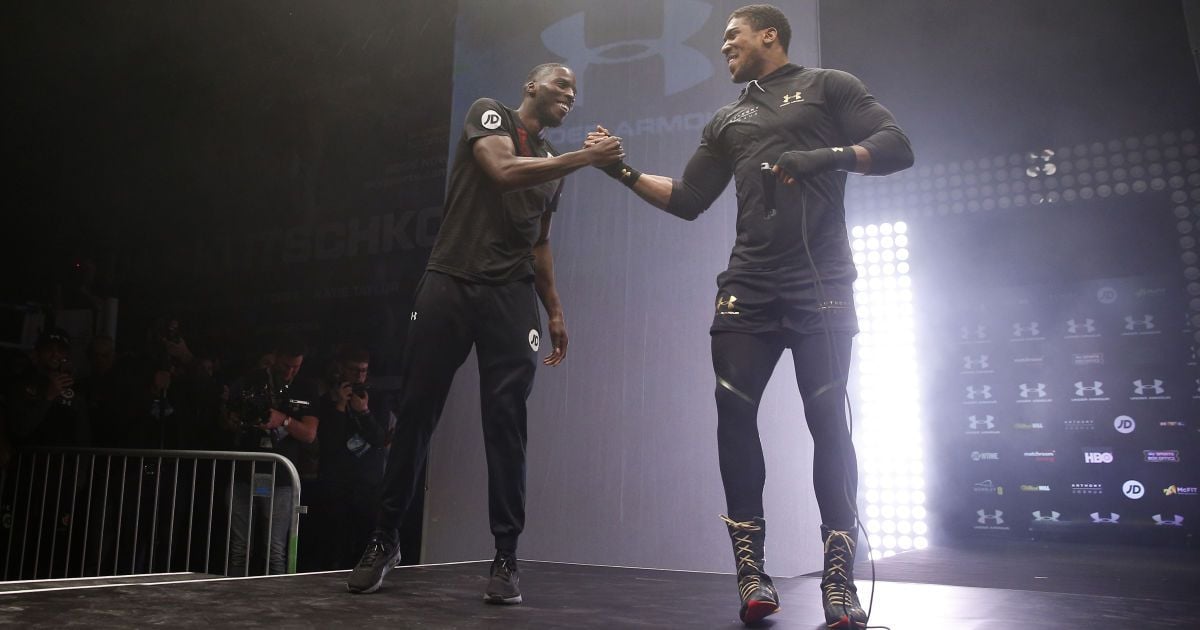 Открытая тренировка Энтони Джошуа / © Reuters