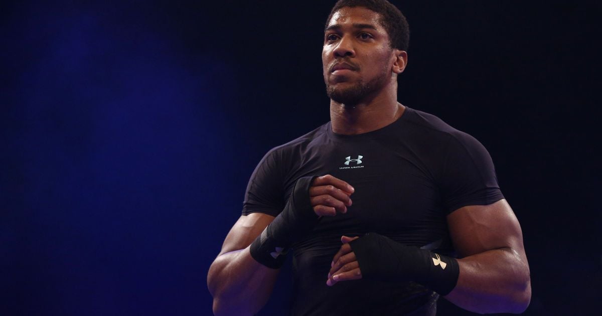 Открытая тренировка Энтони Джошуа / © Reuters