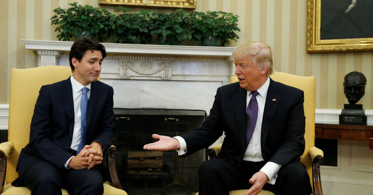 Трамп вітає прем'єр-міністра Канади Джастіна Трюдо / © Reuters