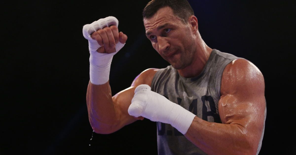 Открытая тренировка Владимира Кличко / © Reuters