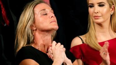 Керрін Оуенс під час звернення президента США до спільної сесії Конгресу / © Reuters