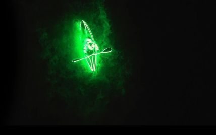 Американский байдарочник снял удивительное видео спуска в светодиодах
