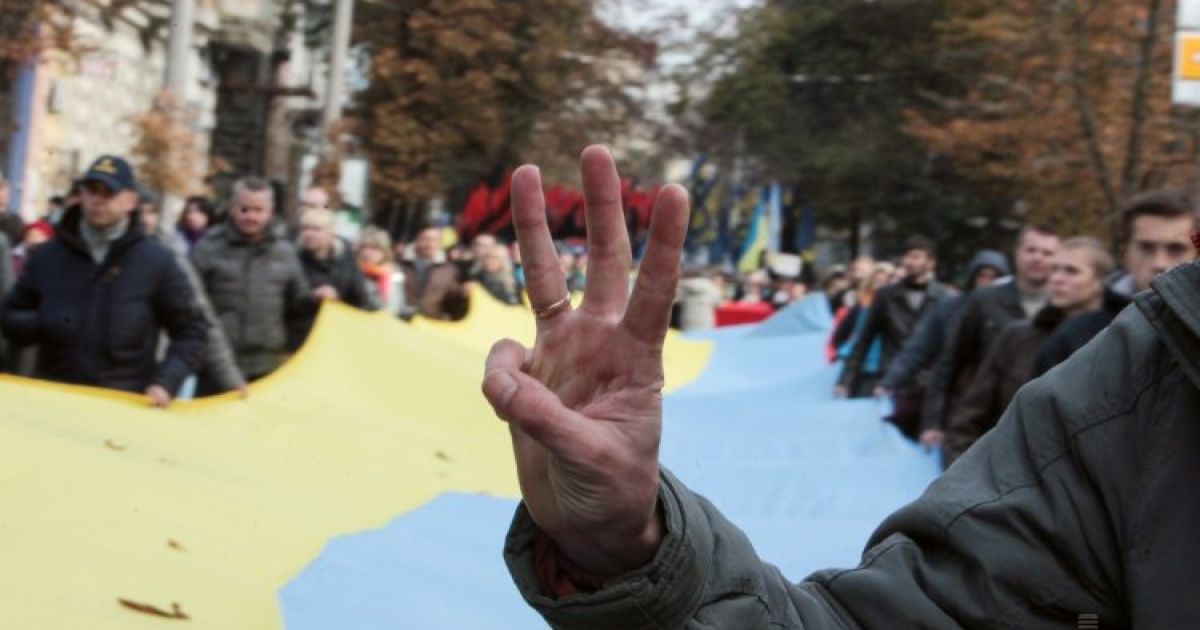 "Марш героев" собрал тысячи украинцев / © УНИАН
