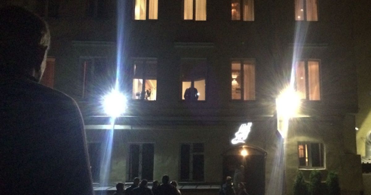 В Питере стреляли и таранили авто / © Фонтанка.ру