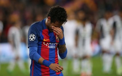 Неймар розплакався на полі після вильоту "Барселони" з Ліги чемпіонів