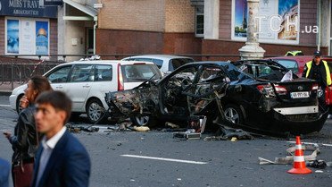 Вибух авто на Бесарабці у Києві _13 / © УНІАН