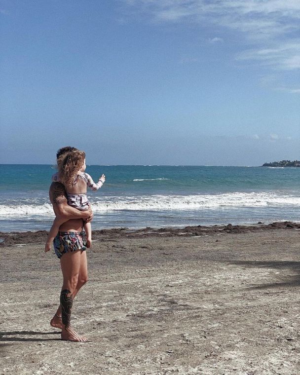 Рики Мартин с дочерью Люсией / © instagram.com/ricky_martin