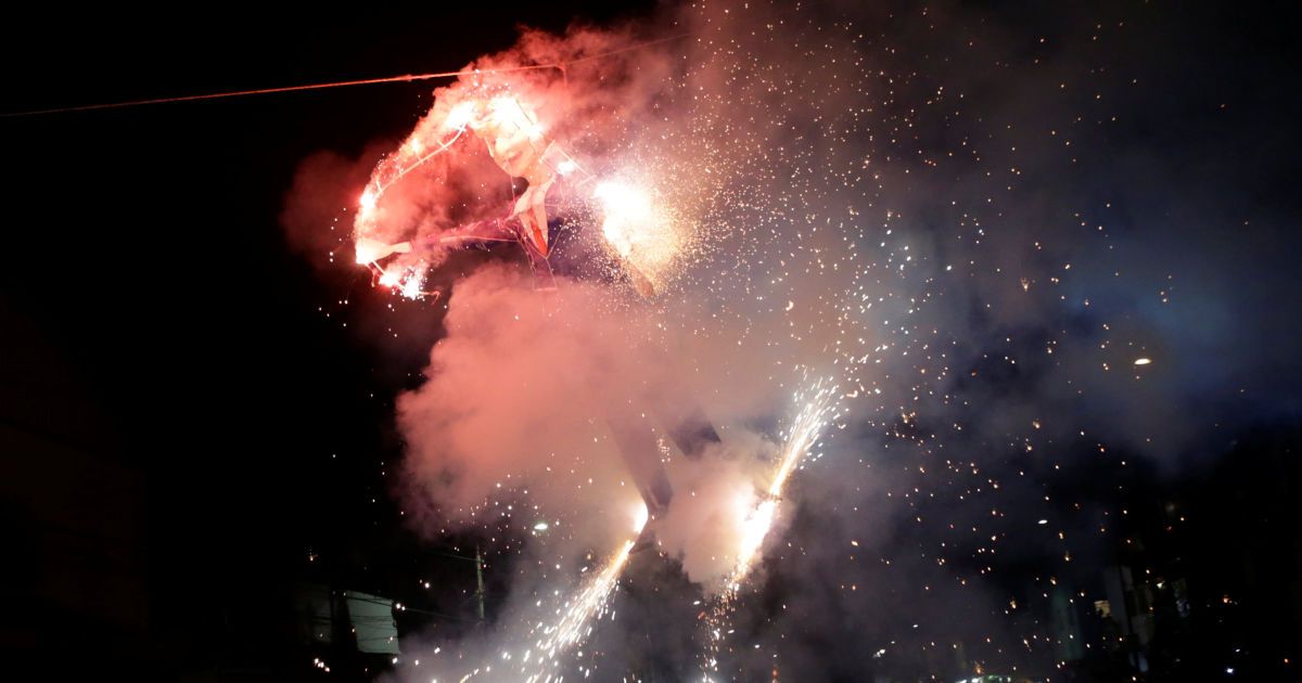 Мексика, спалення опудала / © Reuters